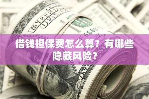 武汉借钱担保费怎么算？有哪些隐藏风险？