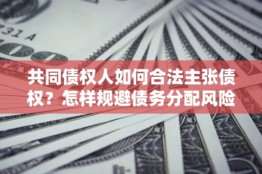 武汉共同债权人如何合法主张债权？怎样规避债务分配风险？