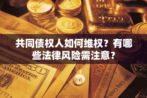 武汉共同债权人如何维权？有哪些法律风险需注意？