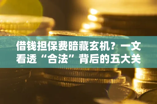 武汉借钱担保费暗藏玄机？一文看透“合法”背后的五大关键陷阱