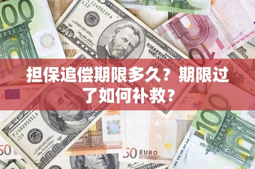武汉担保追偿期限多久？期限过了如何补救？