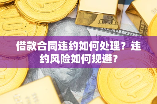 武汉借款合同违约如何处理？违约风险如何规避？