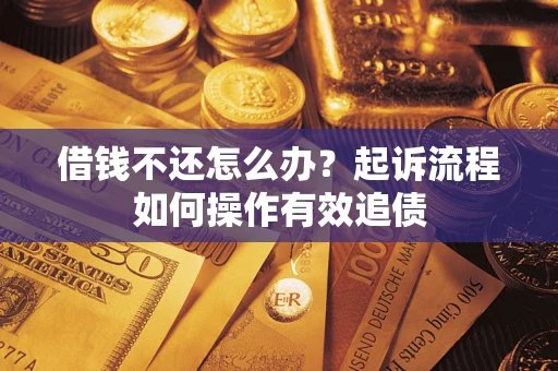 武汉借钱不还怎么办？起诉流程如何操作有效追债