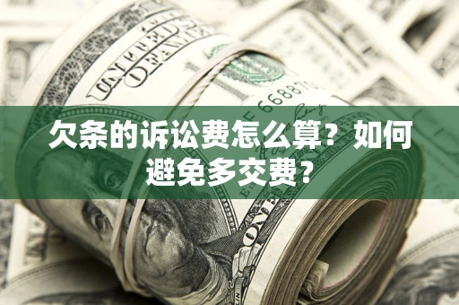 武汉欠条的诉讼费怎么算？如何避免多交费？