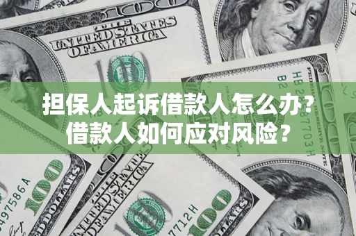 武汉担保人起诉借款人怎么办？借款人如何应对风险？
