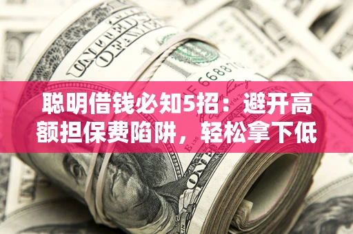 武汉聪明借钱必知5招：避开高额担保费陷阱，轻松拿下低息贷款