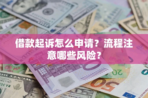 武汉借款起诉怎么申请？流程注意哪些风险？