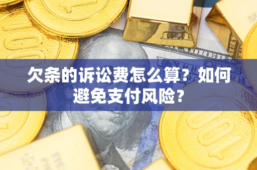 武汉欠条的诉讼费怎么算？如何避免支付风险？