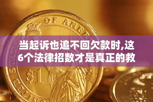 武汉当起诉也追不回欠款时,这6个法律招数才是真正的救命稻草