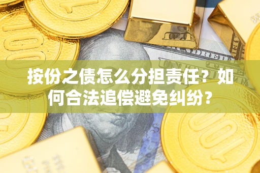 武汉按份之债怎么分担责任？如何合法追偿避免纠纷？